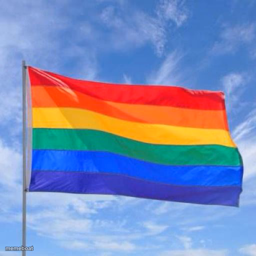 Gay pride flag - meme generator image preview