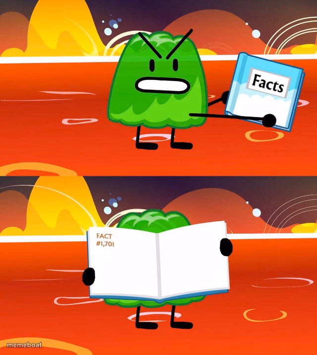 Gelatin's Book of Facts - meme generator image preview