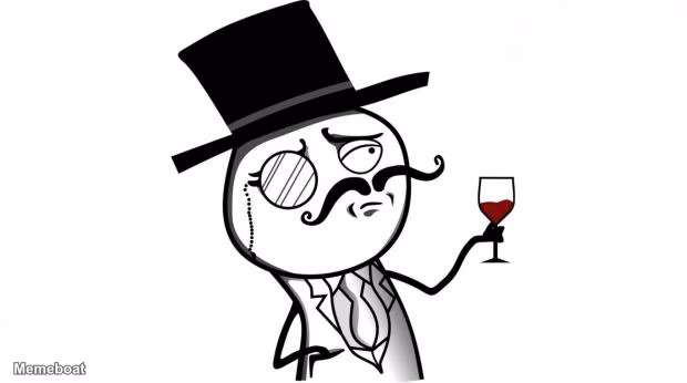 Fancy Rage Face - meme generator image preview