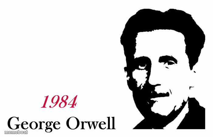 George Orwell 1984 blank - meme generator image preview