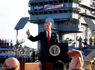 George W. Bush "Mission Accomplished"