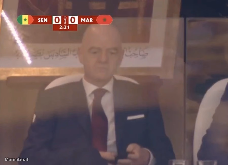 Gianni Infantino Bored - meme generator image preview