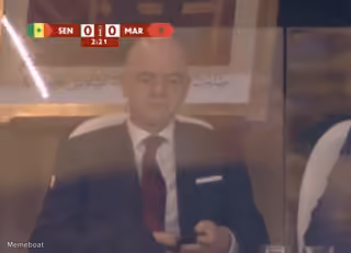 Gianni Infantino Bored