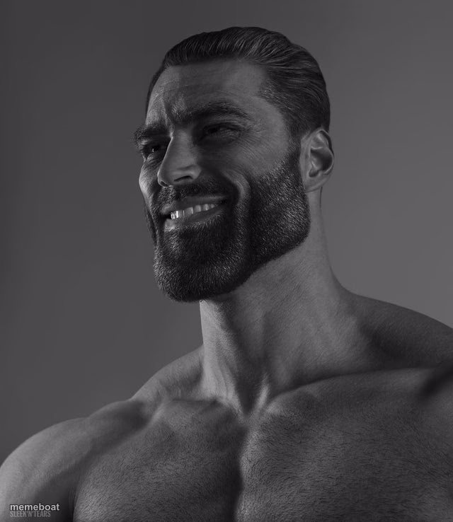 Giga Chad - meme generator image preview
