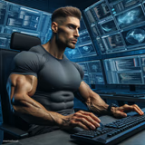Giga chad computer man
