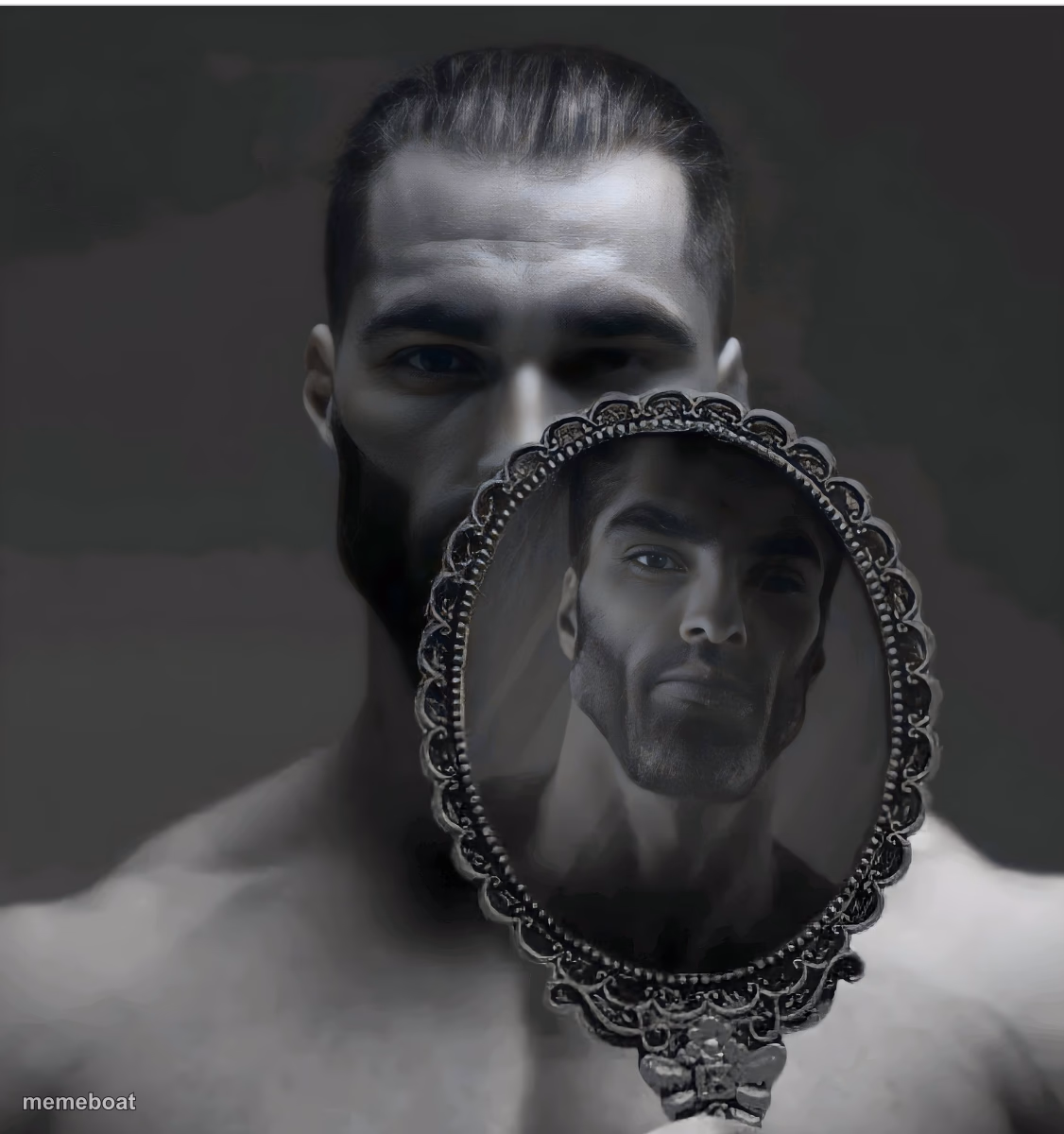 Gigachad Mirror - meme generator image preview