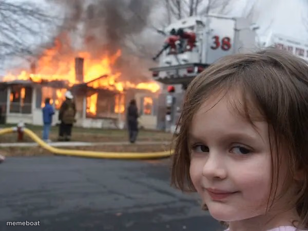 girl fire - meme generator image preview