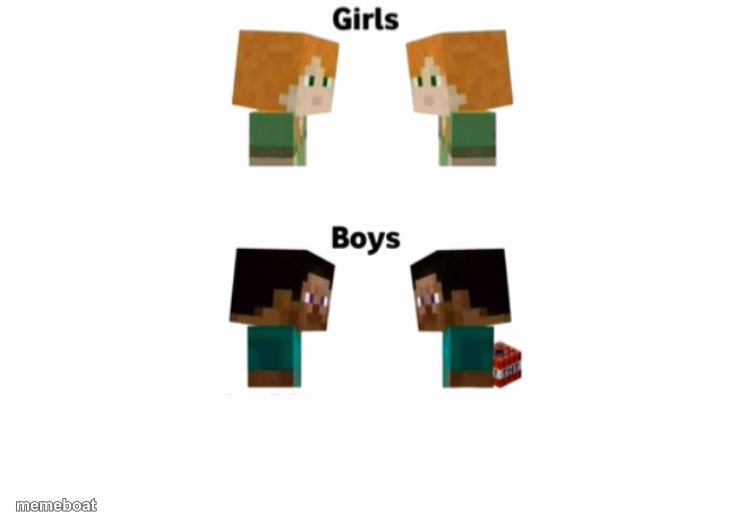 Girls VS Boys - meme generator image preview