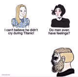 Girls vs Boys sad meme template