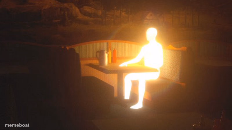 Glowing Guy - meme generator image preview