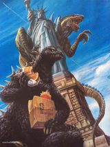 Godzilla And Zilla Go Out For Burgers