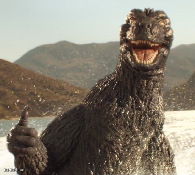 Godzilla approved - meme generator image preview