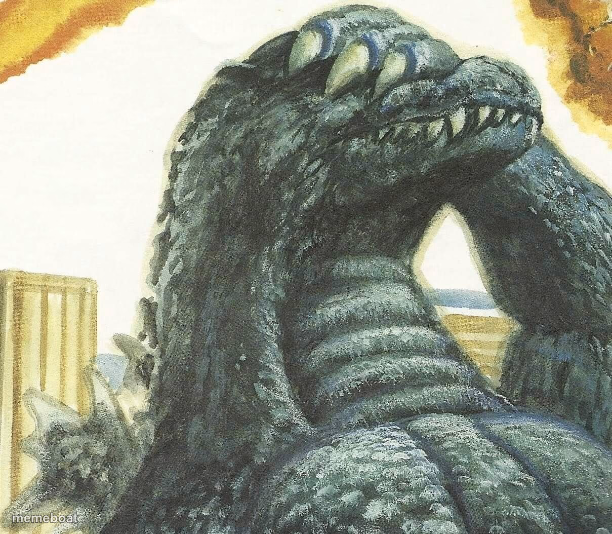 Godzilla Facepalms - meme generator image preview