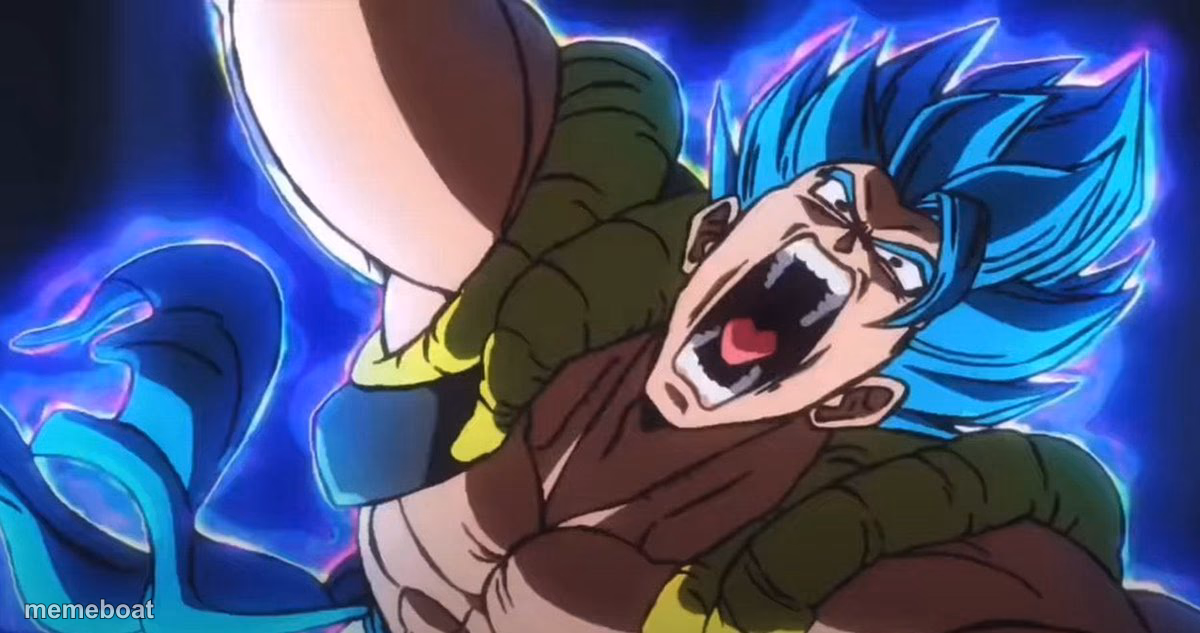 Gogeta Yell - meme generator image preview