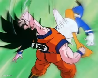 Goku Got Donald Duck Dickslapped!