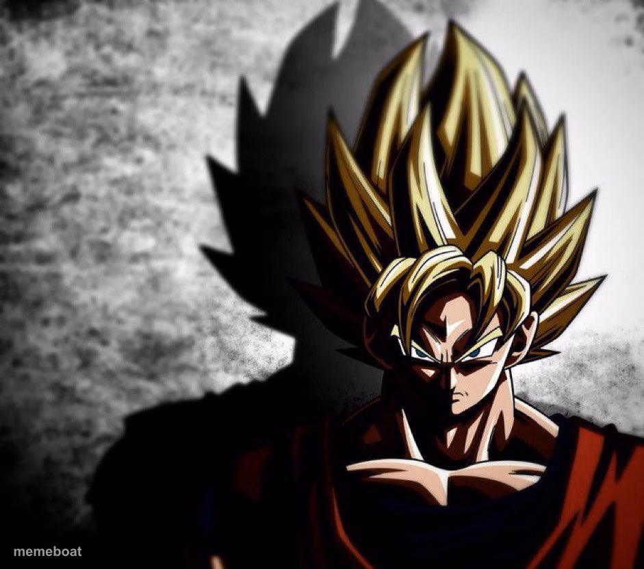 Goku stare - meme generator image preview