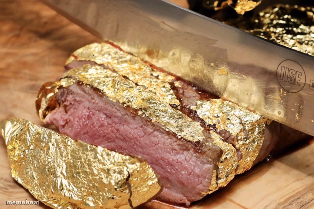 Golden Steak - meme generator image preview