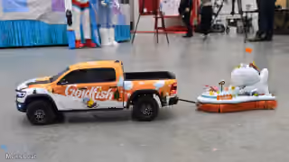 Goldfish Smallest Parade Float Ever