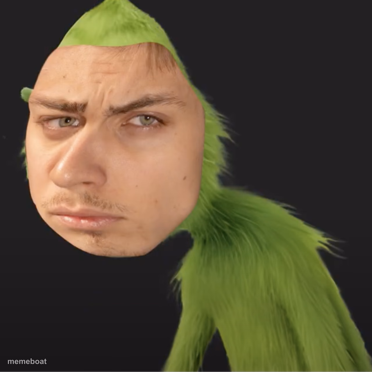Goofy ahh Grinch - meme generator image preview