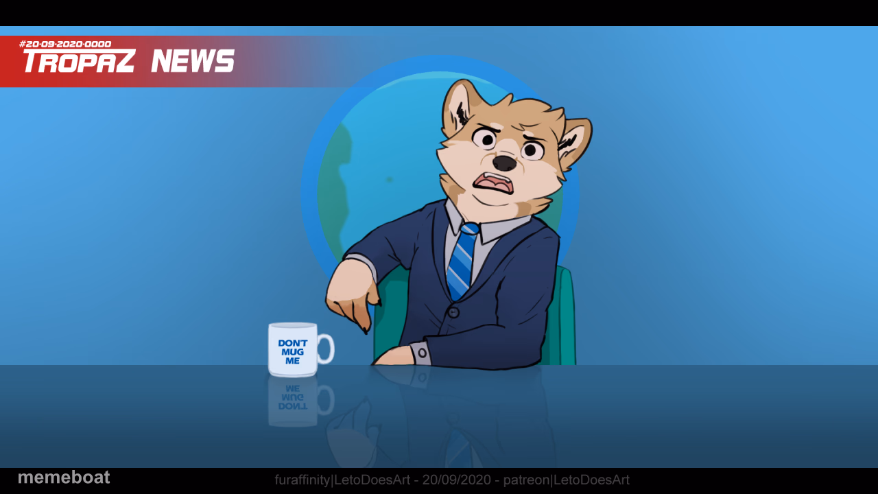 goofy ahh news but blank - meme generator image preview