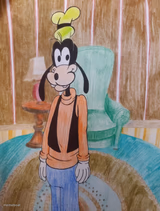 Goofy drawing
