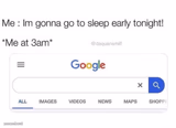 Google before sleeping