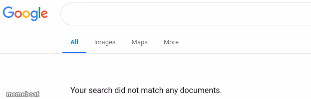 Google No Results - meme generator image preview