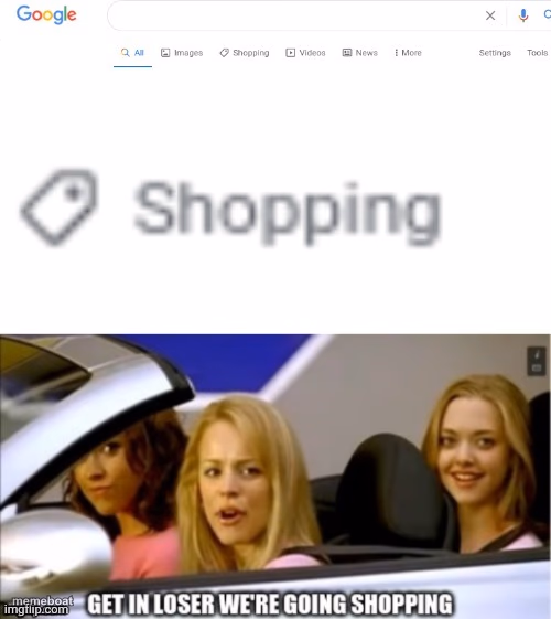 Google search shopping - meme generator image preview