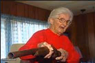 Grandma Holds a Gun