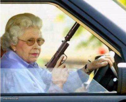 Grandma with a Gun - meme generator image preview