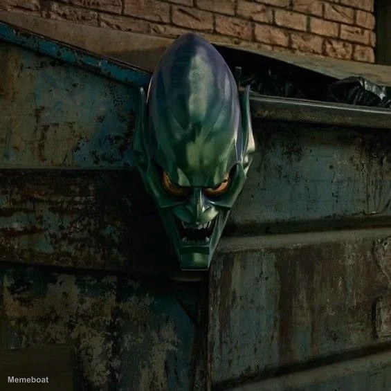 Green Goblin Mask - meme generator image preview