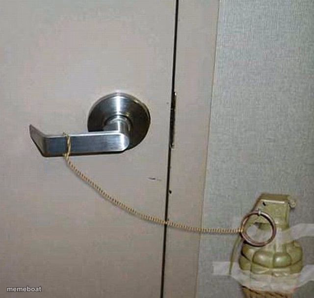 Grenade Door handle - meme generator image preview