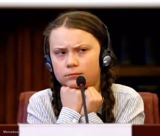 Greta Thunberg Unimpressed