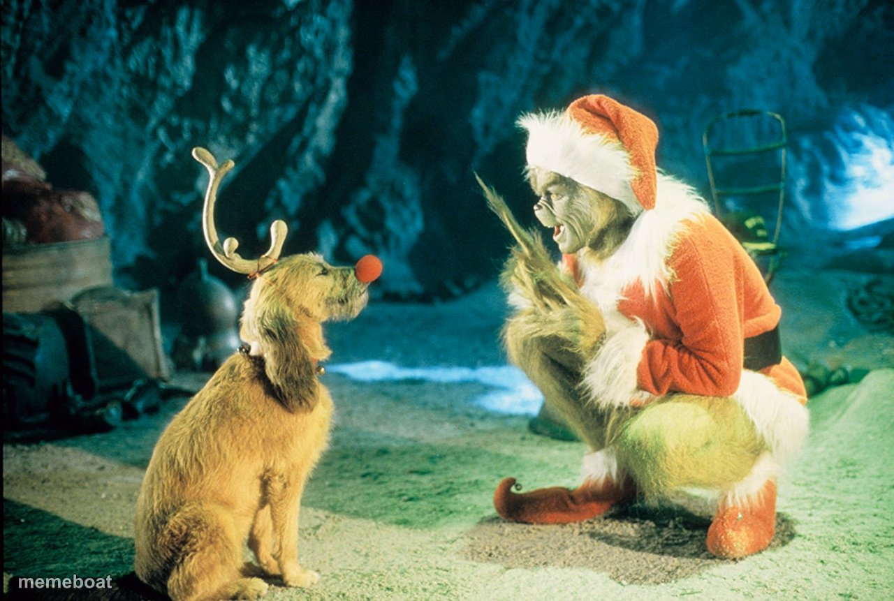grinch and dog - meme generator image preview