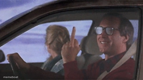 Griswold middle finger - meme generator image preview