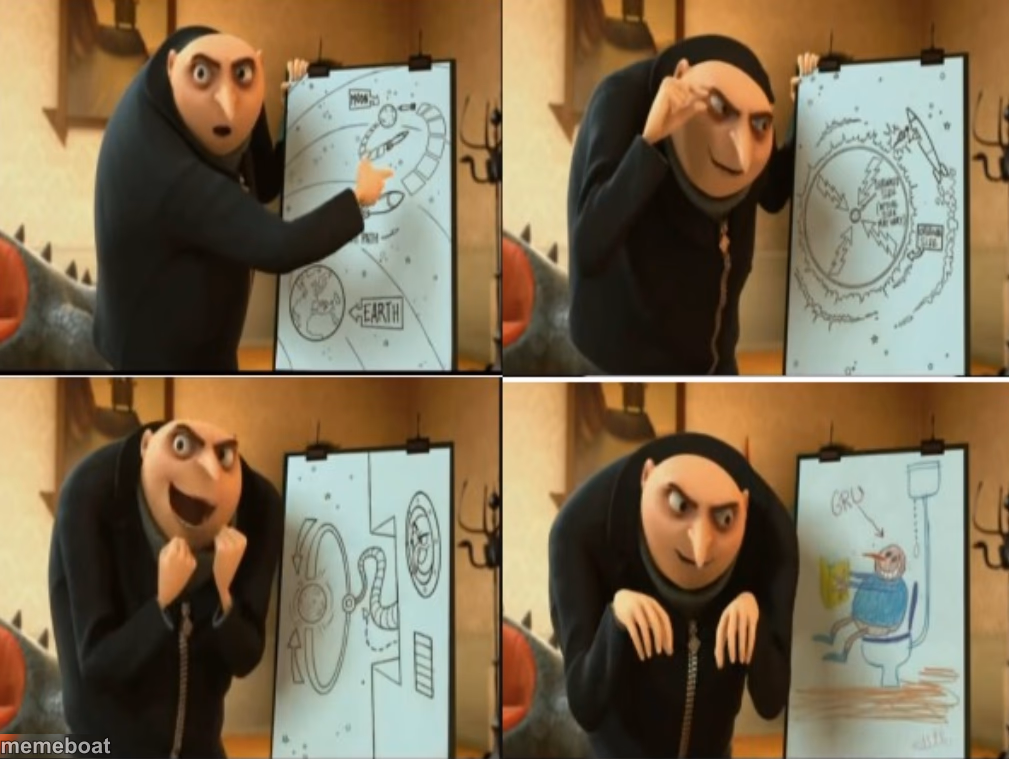 Gru moon meme - meme generator image preview