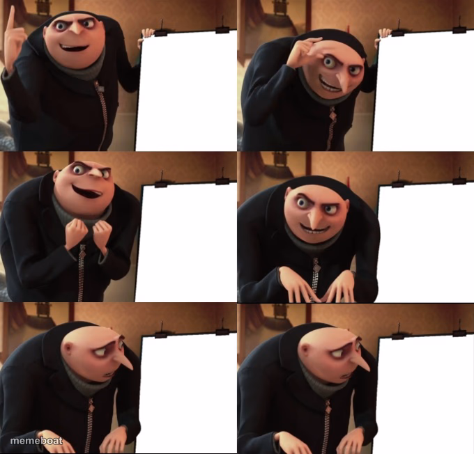 Grue Plan Six Panes - meme generator image preview
