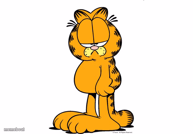 Grumpy Garfield - meme generator image preview