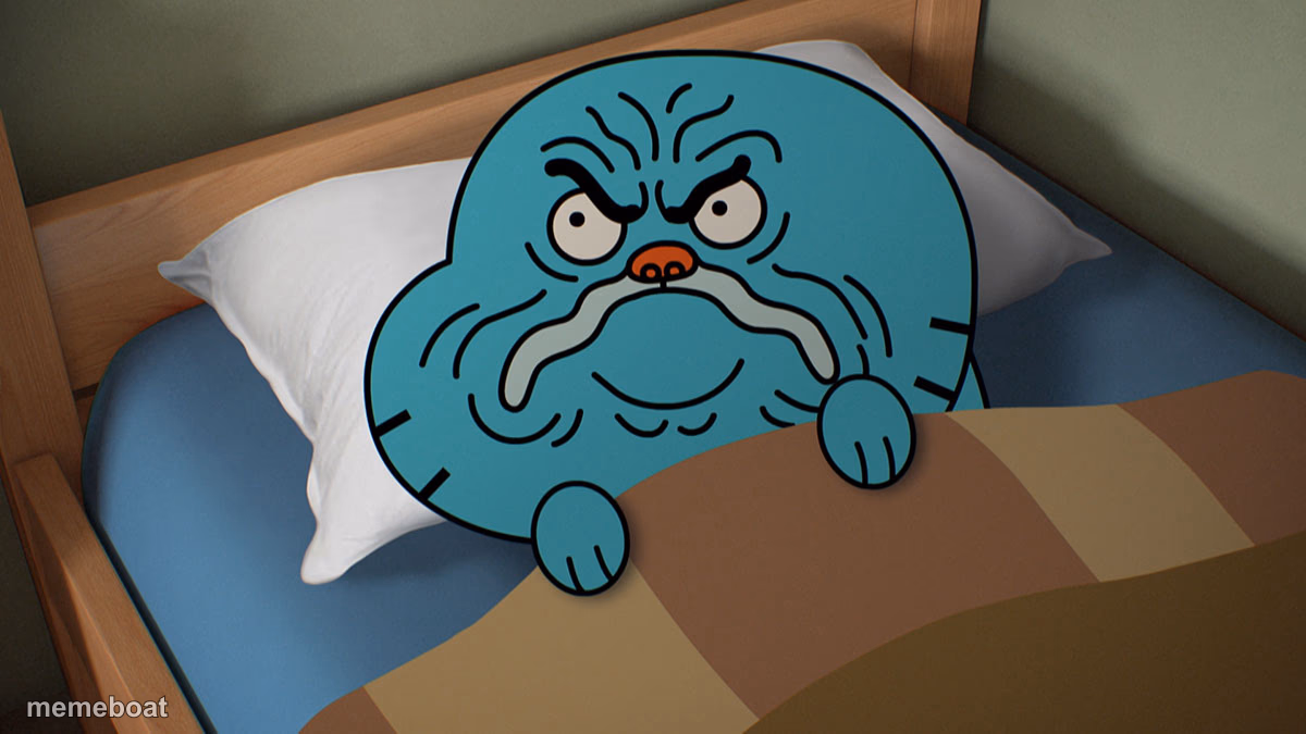Grumpy Gumball - meme generator image preview