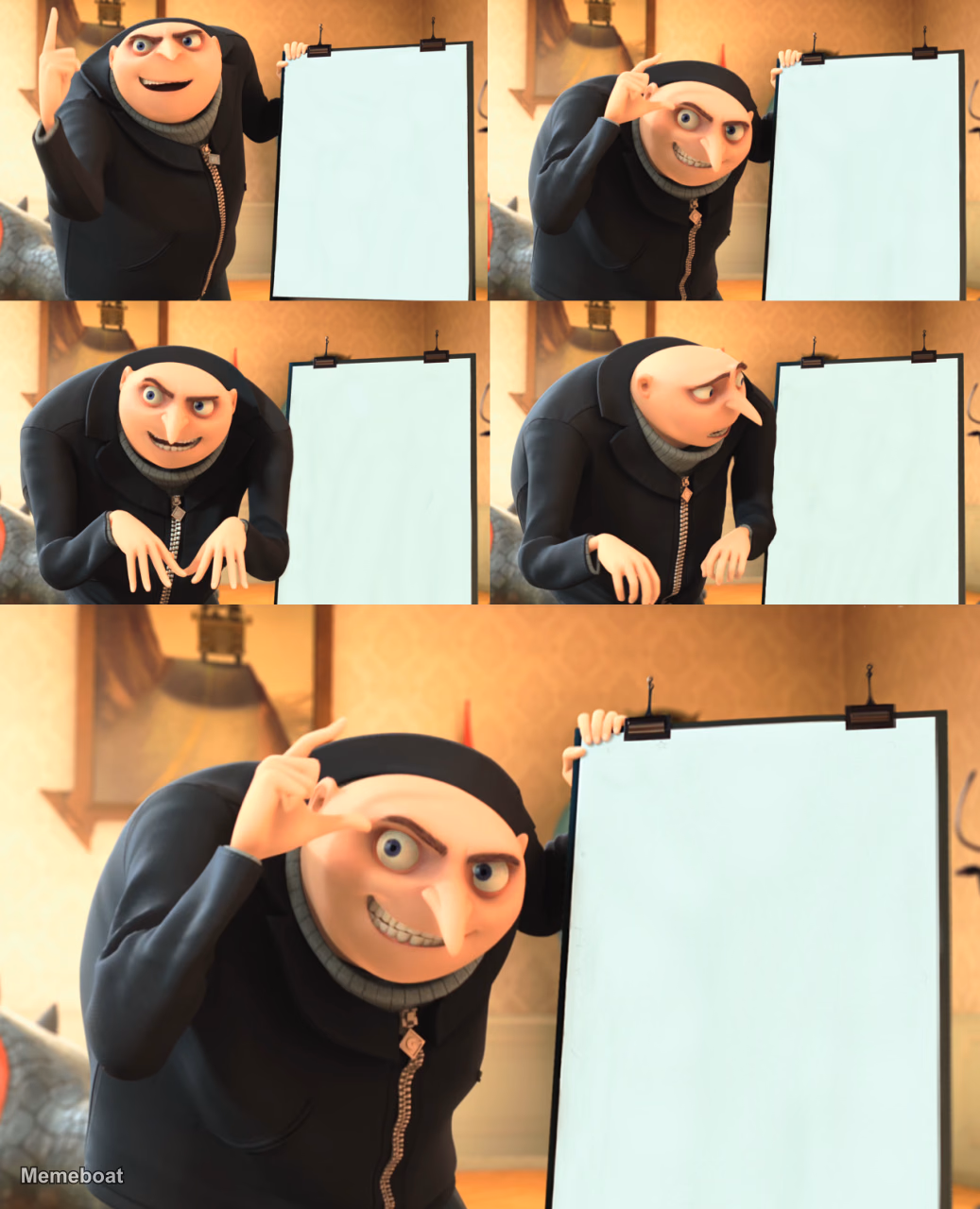Gru's Presentation - meme generator image preview