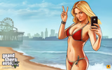 GTA 5 Loading screen girl