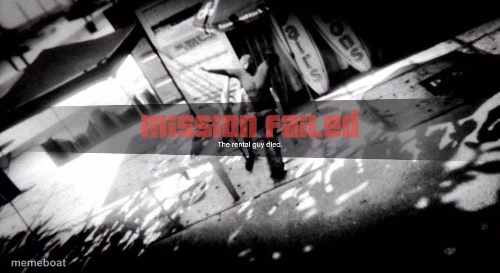 Gta mission failed - meme generator image preview