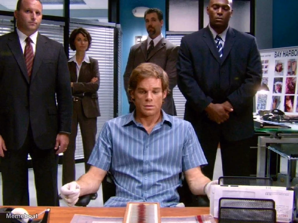 Guilty Dexter - meme generator image preview