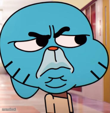 Unimpressed Gumball - meme generator image preview