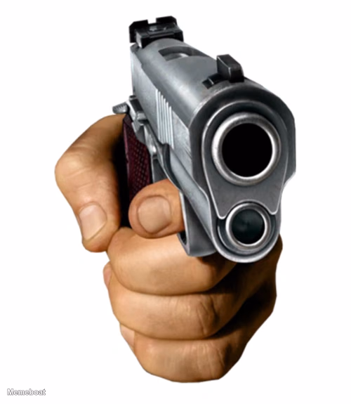Gun Aimed at You - meme generator image preview