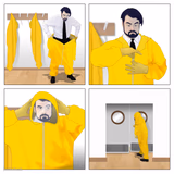 Guy entering a toxic room