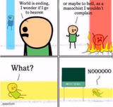 Guy goes to (insert text here)