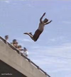 guy jumps off bridge