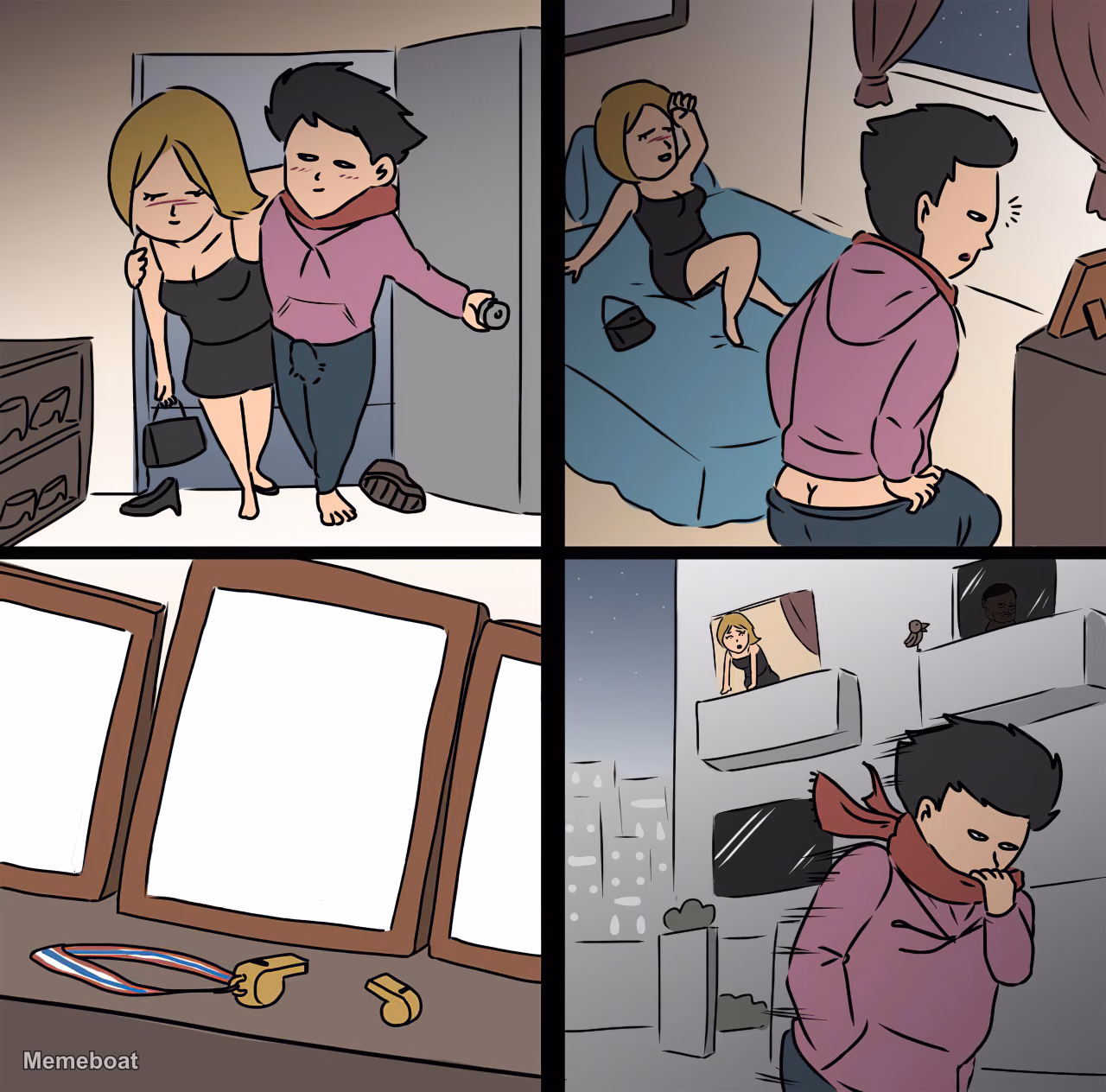 Guy Leaves Drunk Girl After Photo Discovery - meme generator image preview