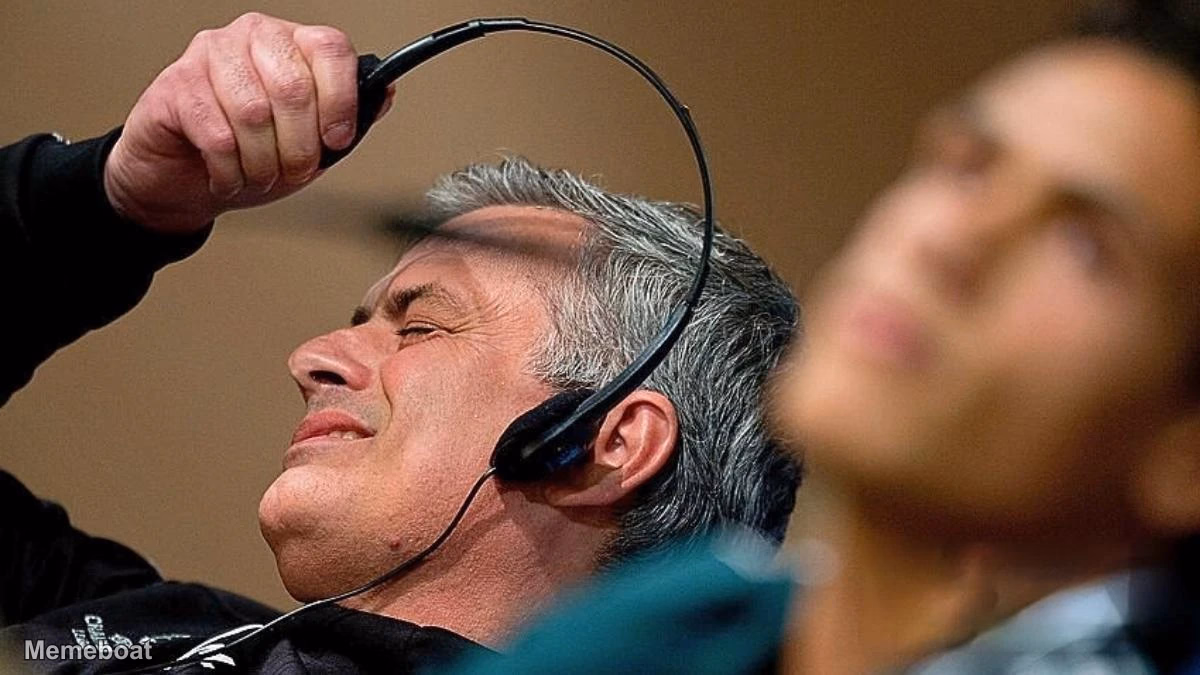 Guy Pulling Off His Headset in Disgust - meme generator image preview